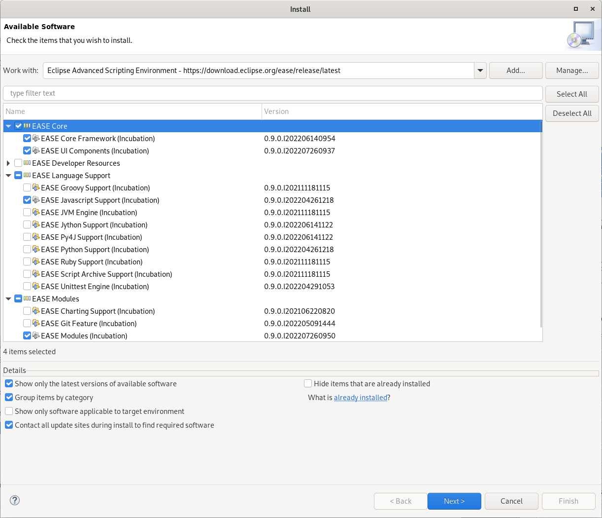 Install Components